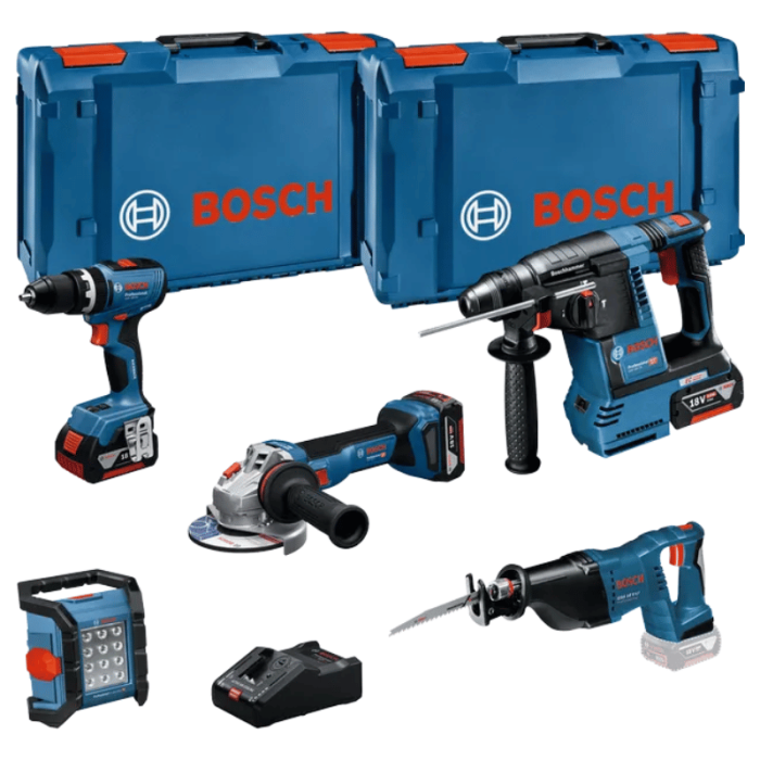 Set 5 outils 18 V Bosch Professional 0615A5007S