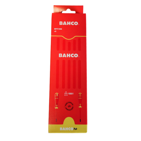 Jeu de 6 tournevis isolés Bahco BFIT.106
