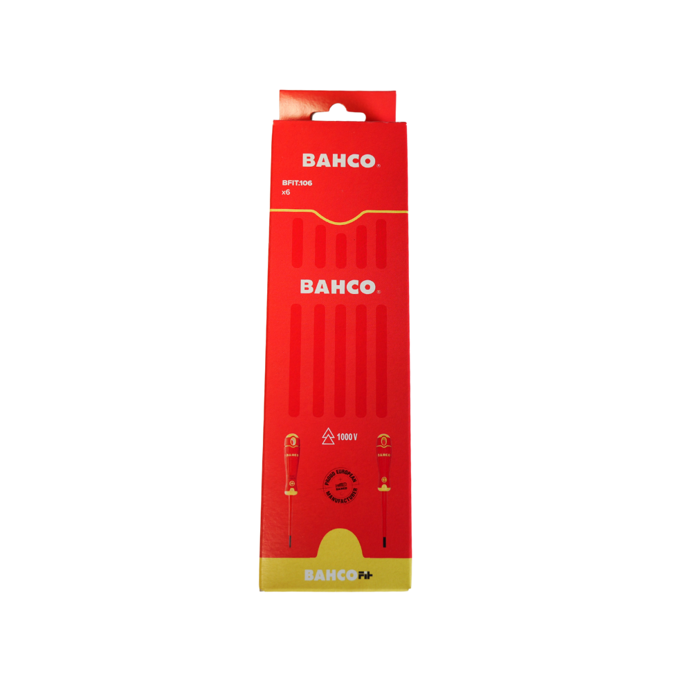 Jeu de 6 tournevis isolés Bahco BFIT.106