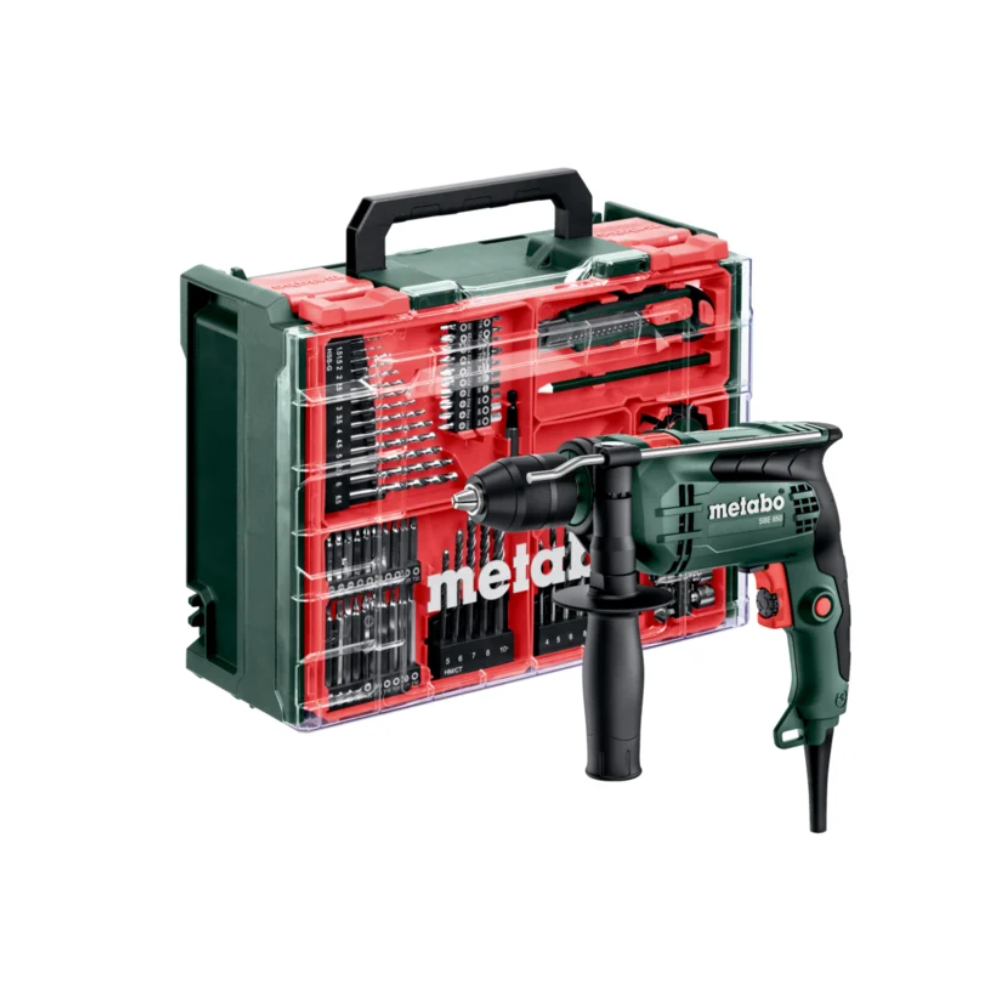 Perceuse à percussion Metabo SBE 650 Set 650 W