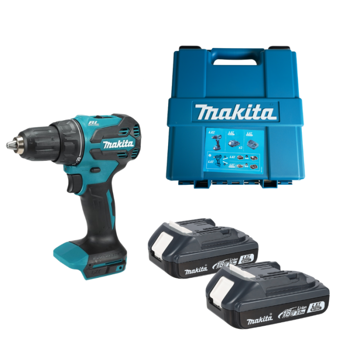 Perceuse visseuse Makita DDF490WVE 2x2,0 Ah
