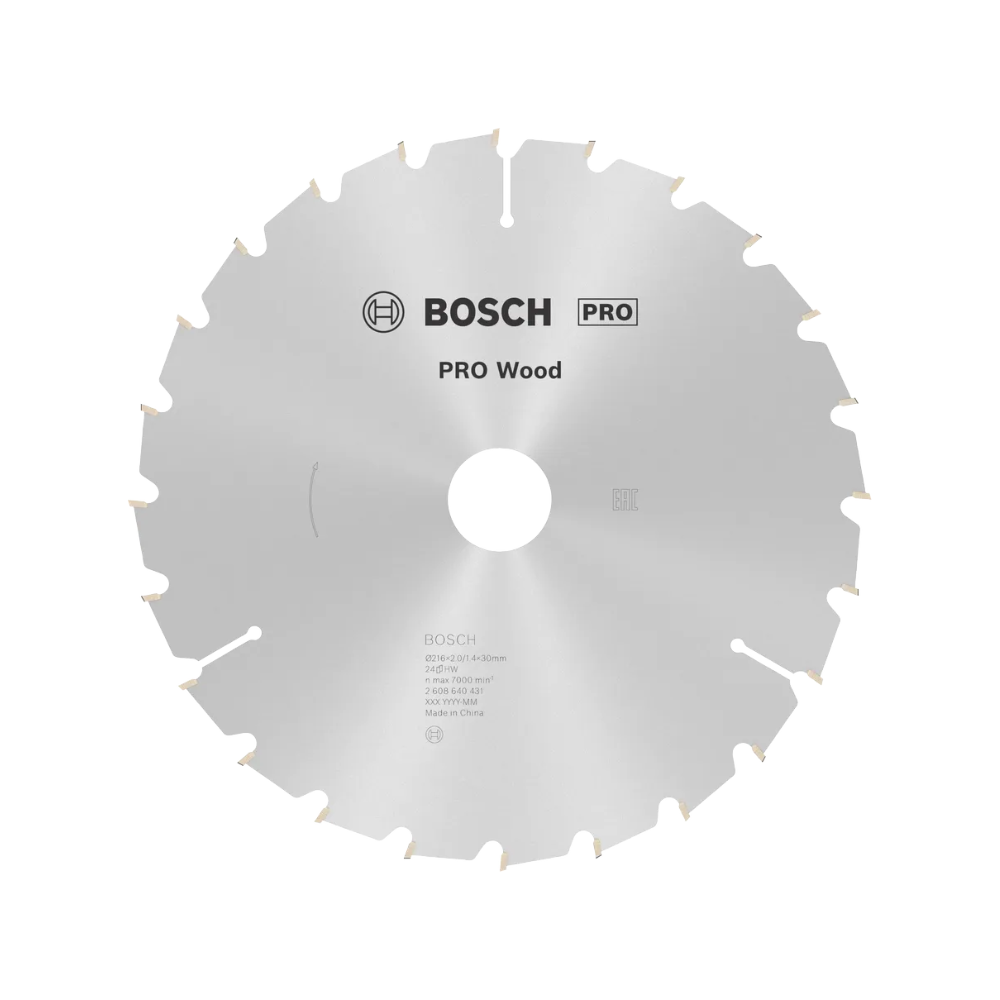 Lame PRO Wood Bosch 2608640431 Ø216 mm 24 dents