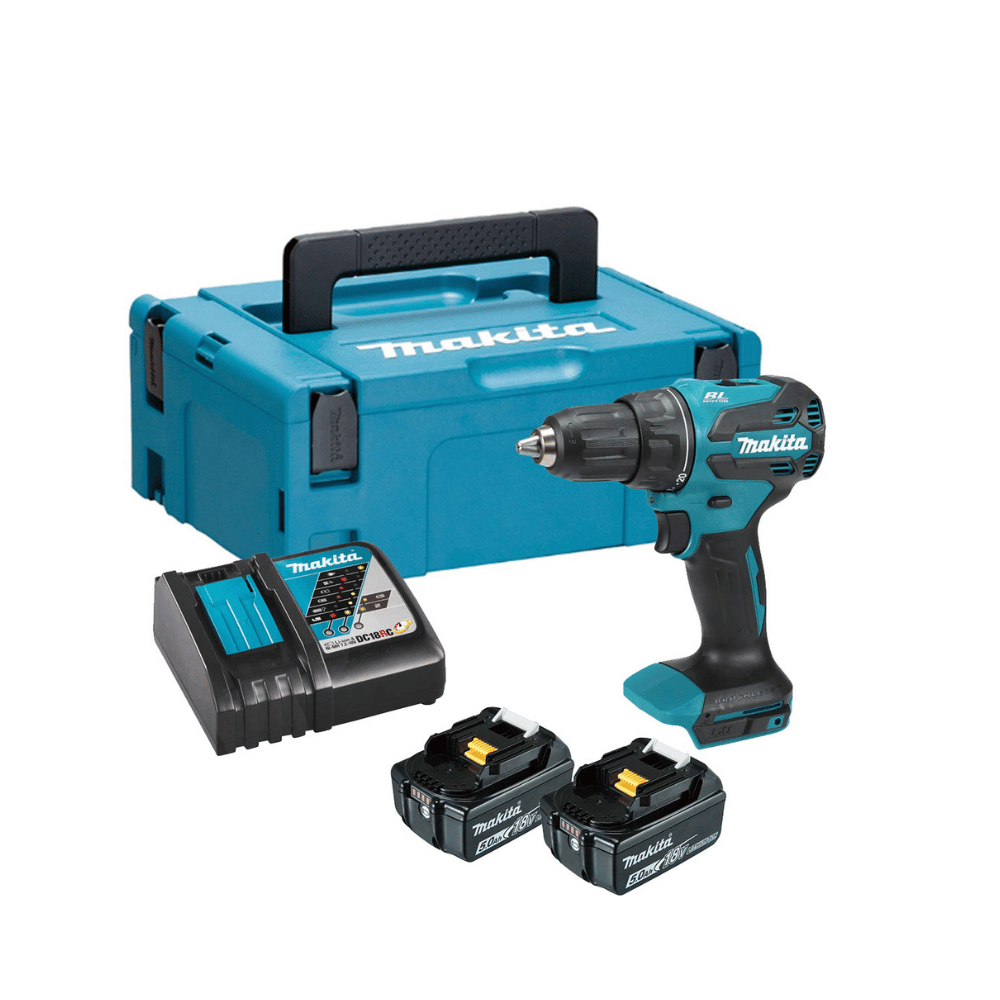 Perceuse visseuse Makita DDF490RTJ 2x5,0 Ah