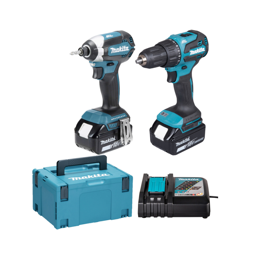Pack Makita DLX2537TJ 18V LXT 2x5,0 Ah