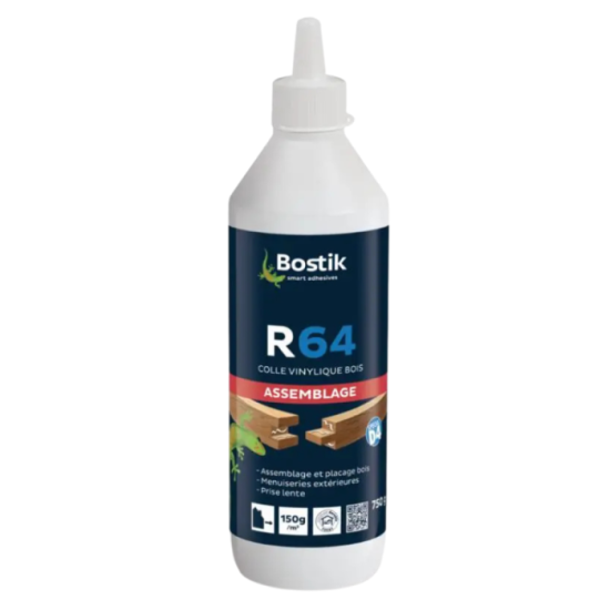 Colle vinylique bois D4 Bostik R64-750g