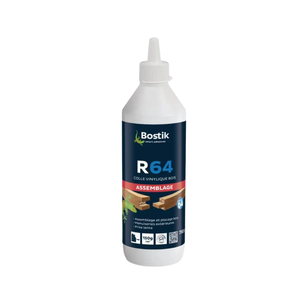 Colle vinylique bois D4 Bostik R64-750g