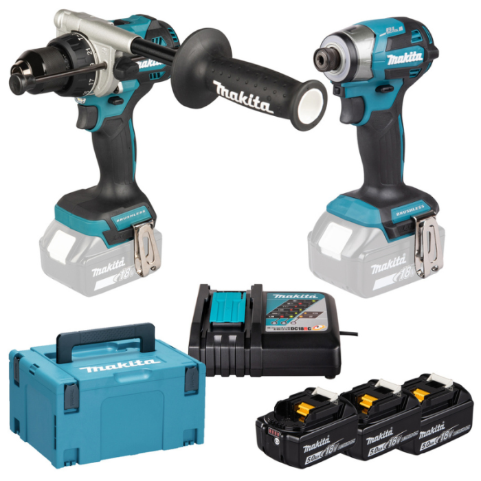 Pack Makita DLX2549T3J 18V LXT 3x5,0 Ah