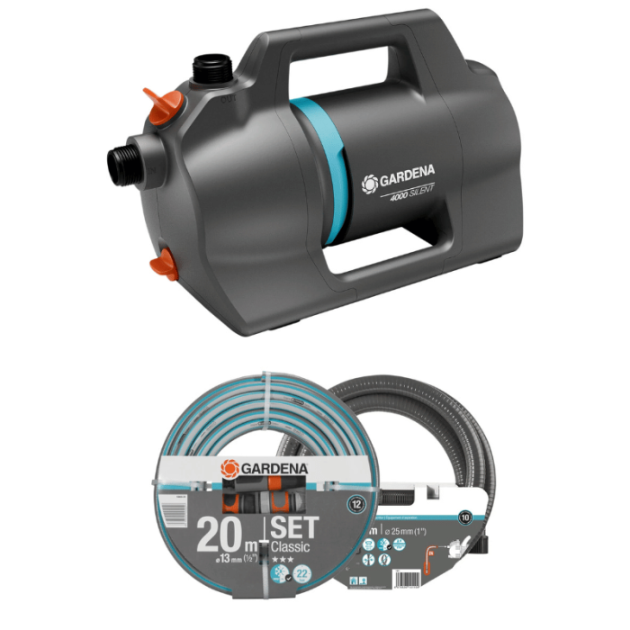 Kit pompe de surface Gardena 4100 Silent 09051-20