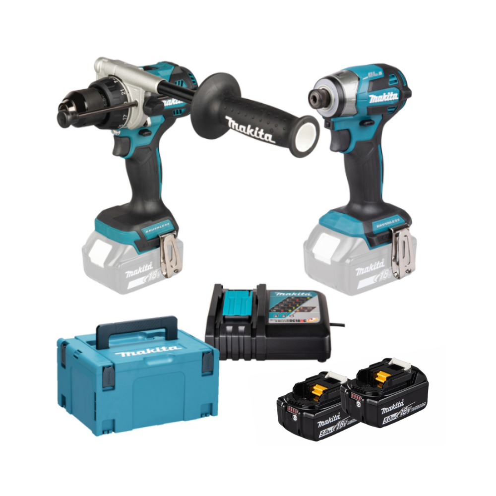 Pack Makita DLX2549TJ 18V LXT 2x5,0 Ah