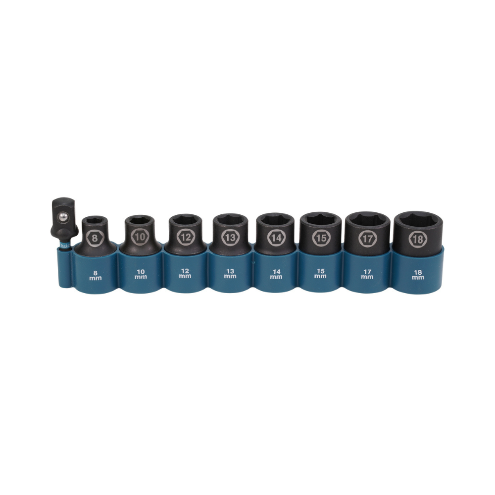 Ensemble de 8 douilles Makita E-16645