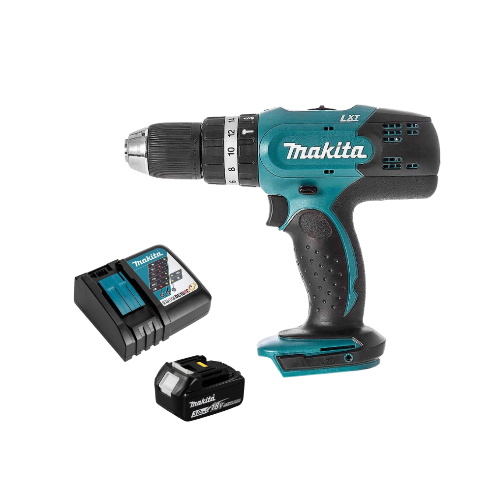 Perceuse à percussion Makita DHP453RFX8 1x3,0 Ah