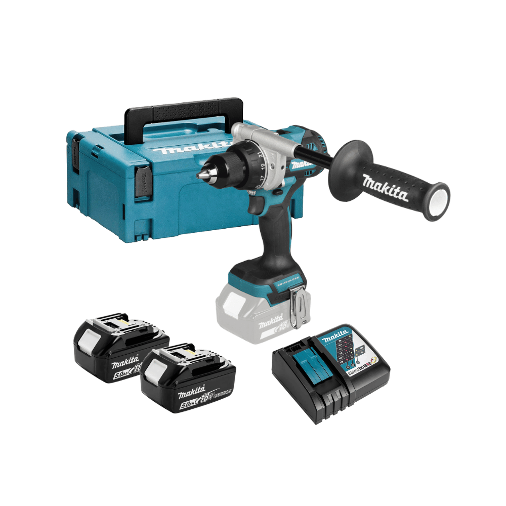 Perceuse visseuse Makita DDF492RTJ 2x5,0 Ah