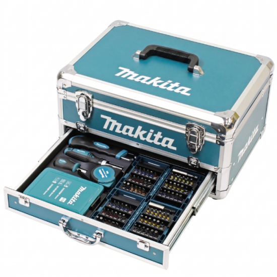 Coffret aluminium avec accessoires Makita 198022-3+ACC