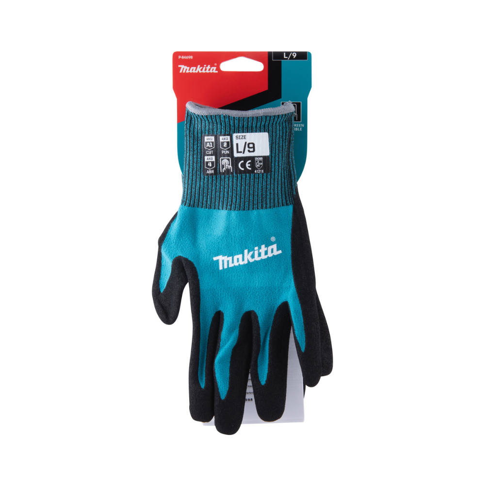 Gants de sécurité nitrile Makita P-84698 taille L