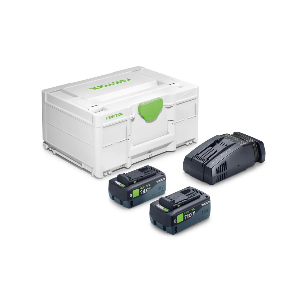 Set énergie Festool 578814 18V 2xTBX8/SCA16