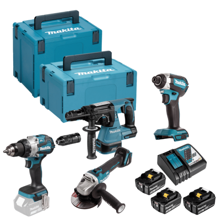 Pack d'outils sans fil Makita DLX4183T3J