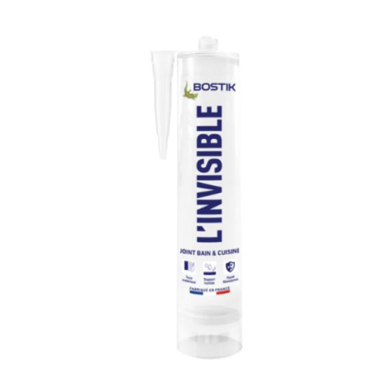 Mastic sanitaire transparent Bostik L-INVISIBLE