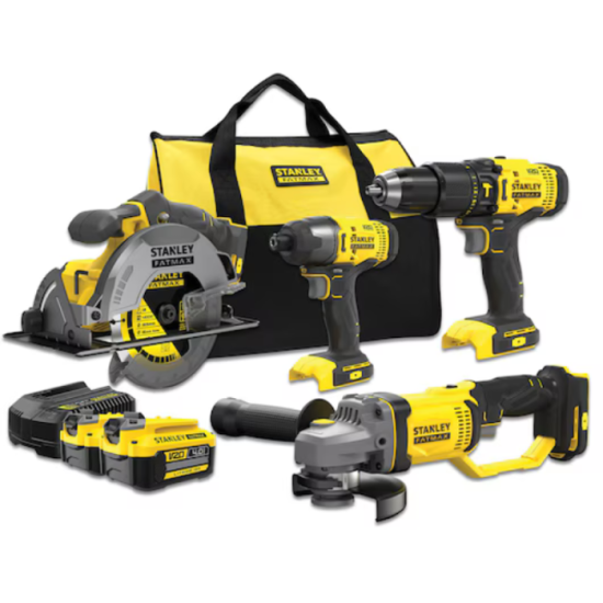 Kit 4 outils 18V Stanley FatMax SFMCK469M2