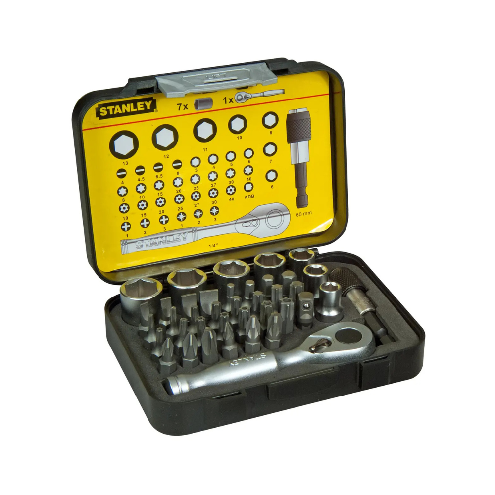 Coffret 39 pièces jeu d'embouts Stanley 1-13-906