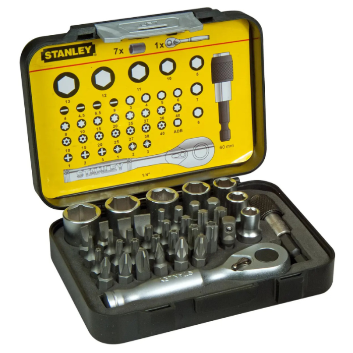 Coffret 39 pièces jeu d'embouts Stanley 1-13-906