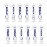Mastic sanitaire transparent Bostik L-INVISIBLEx12 lot de 12