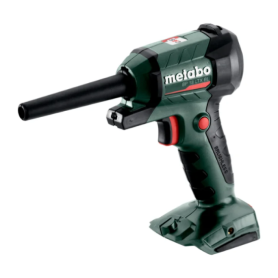 Souffleur sans fil Metabo BP 18 LTX BL 600798850