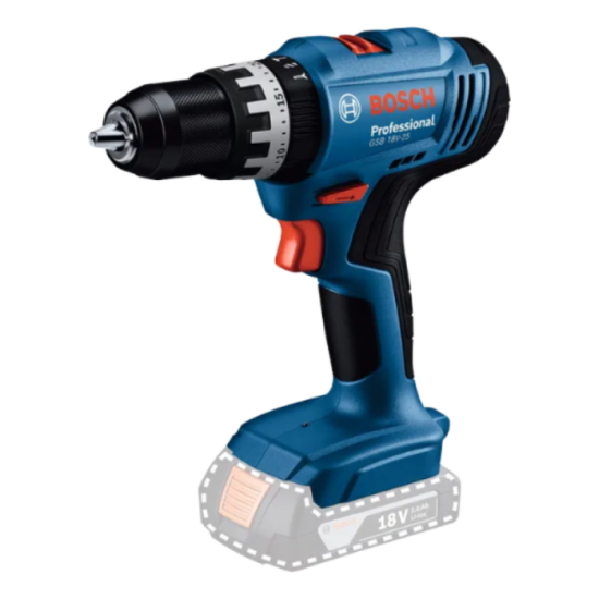 Perceuse à percussion Bosch GSB 18V-25 60 Nm