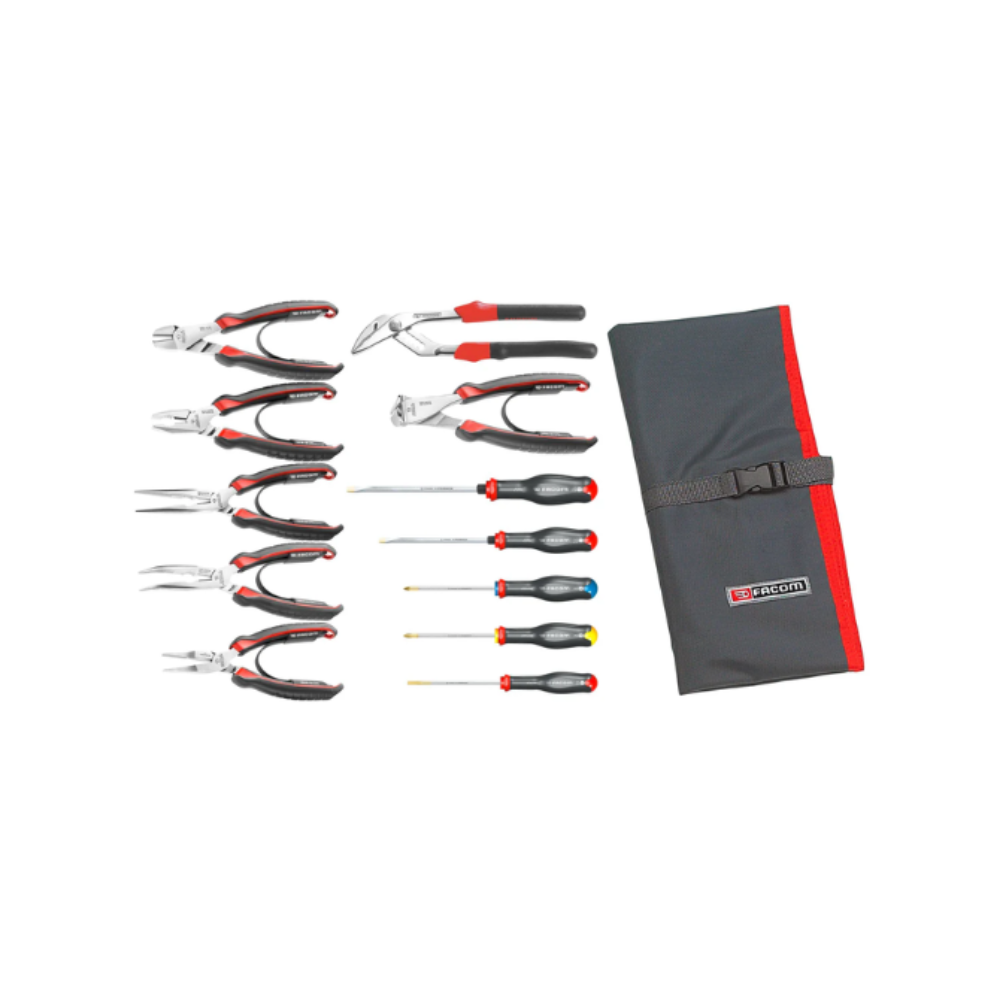 Trousse 12 outils Facom 184.J3CPE tournevis et pinces