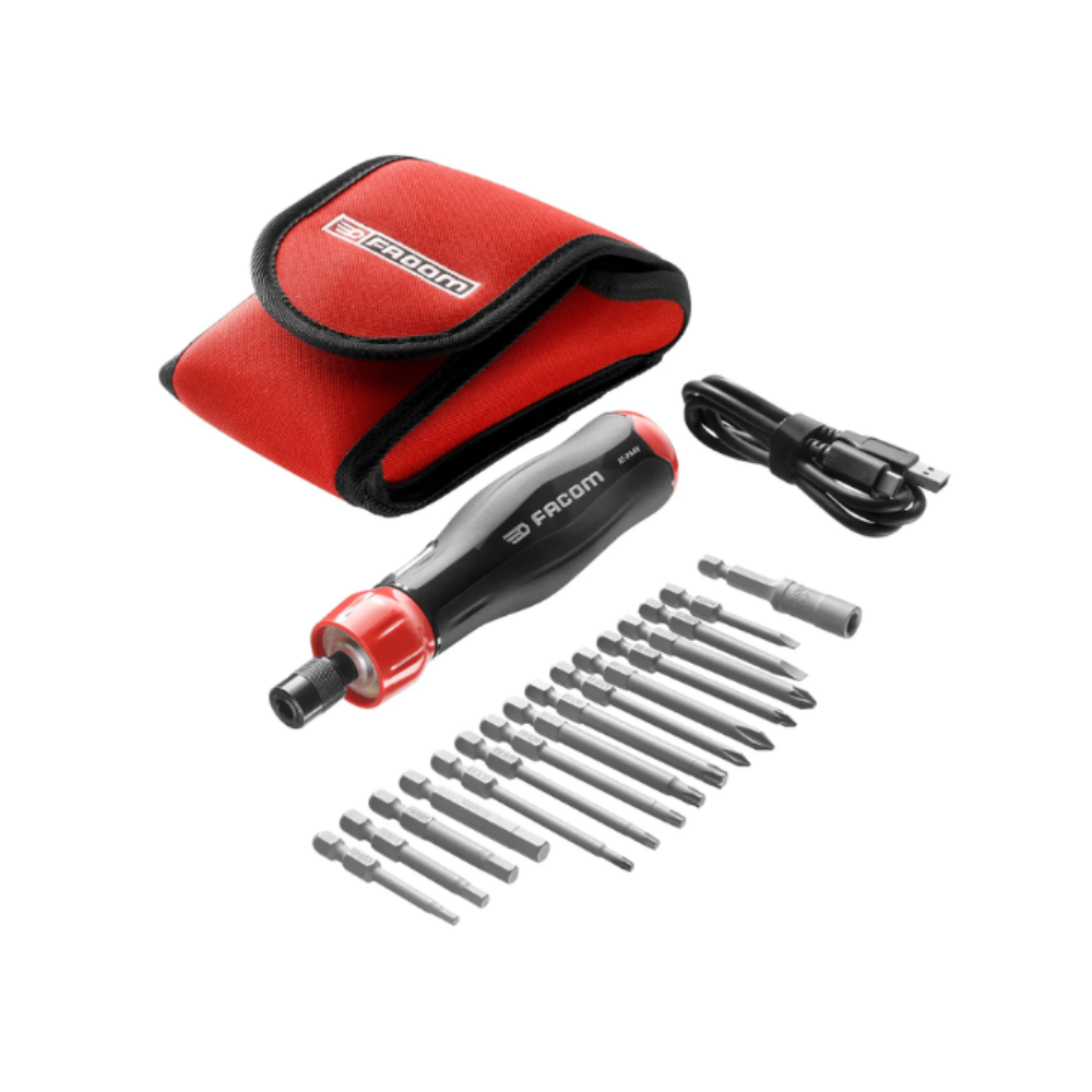 Tournevis électrique Facom ATPA4V.J16PB + 16 embouts