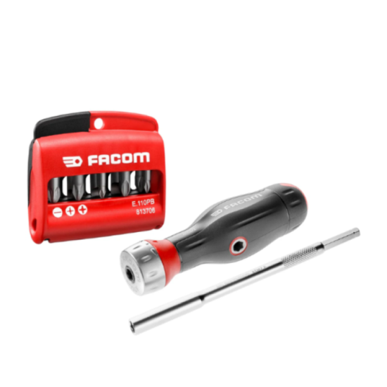 Tournevis à cliquet Facom ATCL.2A3PB 10 embouts