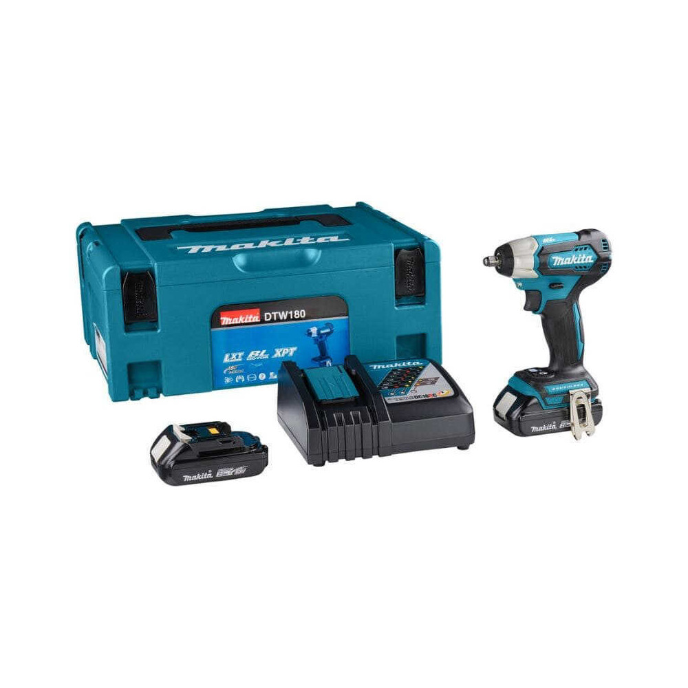 Boulonneuse Makita DTW180RAJ 2x2,0 Ah