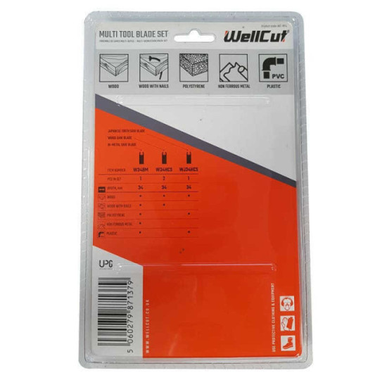 Outil multifonctions Wellcut WCMT4
