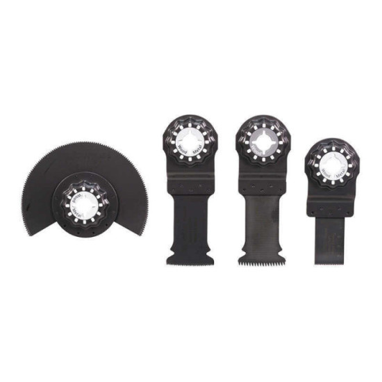Jeu de 4 lames Starlock Makita B-67480 bi-métal