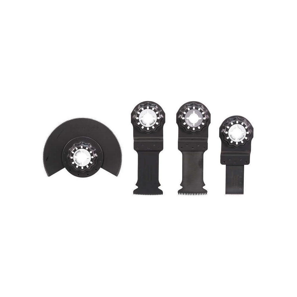 Jeu de 4 lames Starlock Makita B-67480 bi-métal