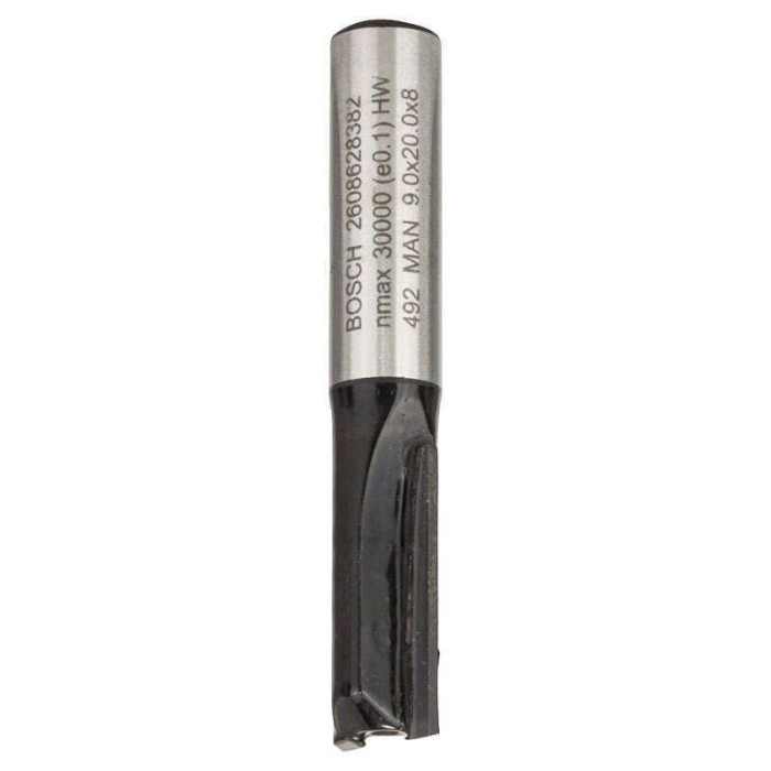 Fraise à rainurer droite Ø 9 mm Bosch 2608628382