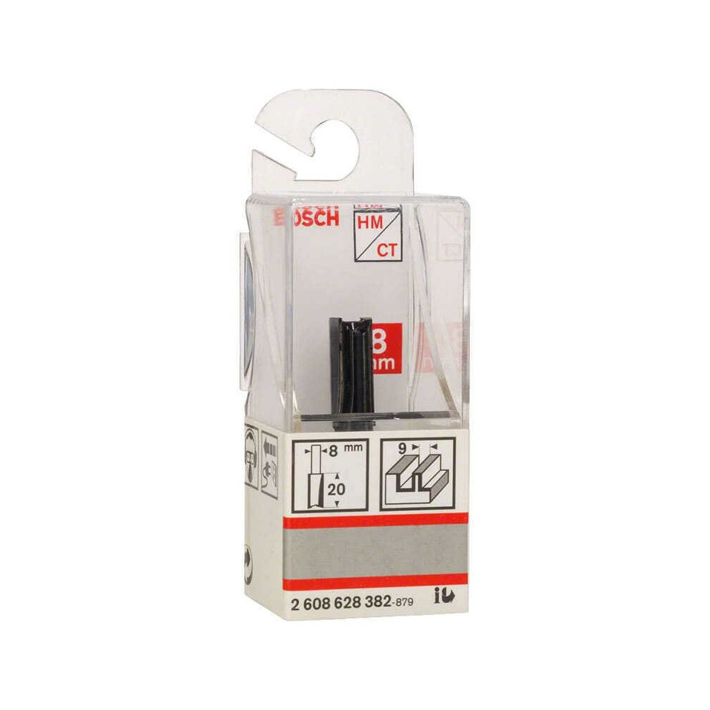 Fraise à rainurer droite Ø 9 mm Bosch 2608628382