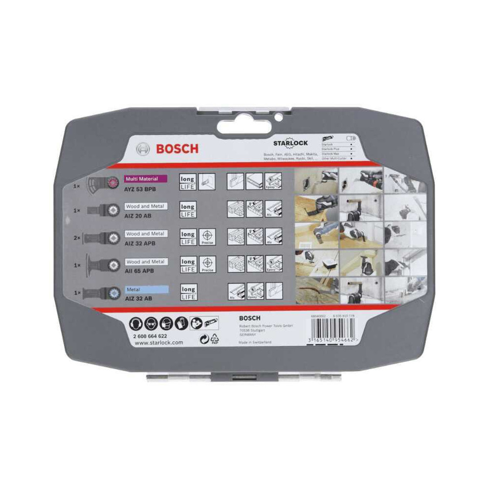 Coffret de lames pour outils Bosch 2608664622