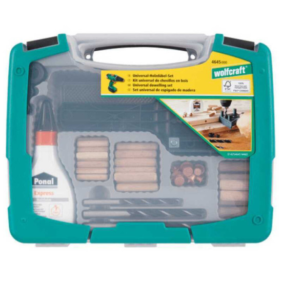 Coffret d'assemblage bois universel Wolfcraft 4645000