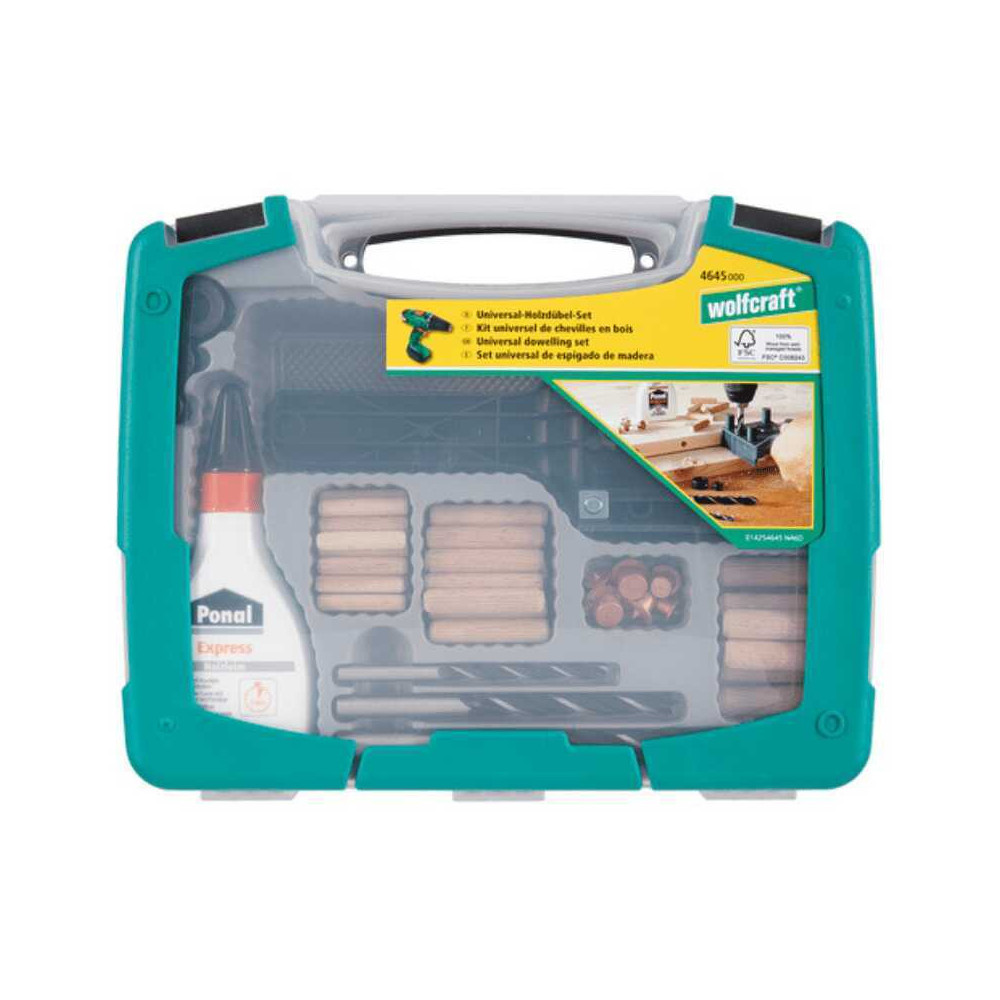 Coffret d'assemblage bois universel Wolfcraft 4645000