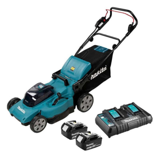 Tondeuse Makita DLM480PT2 36V 48 cm 2 batteries 5,0 Ah