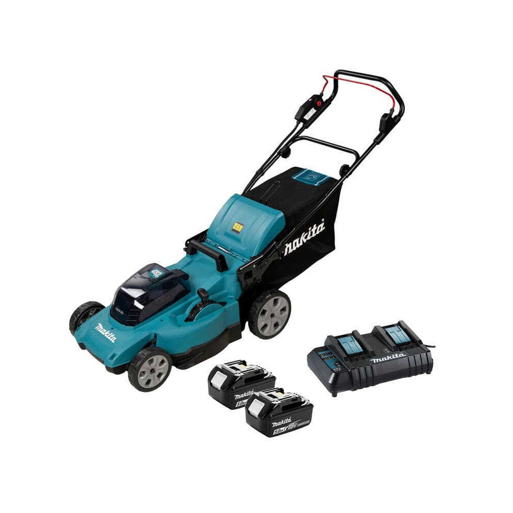 Tondeuse Makita DLM480CT2 36V 48 cm 2 x 5,0 Ah
