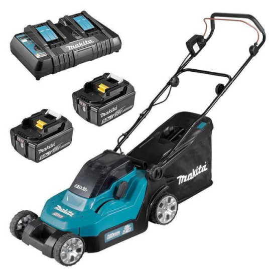 Tondeuse Makita DLM382PT2 36V 38 cm 2 batteries 5,0 Ah