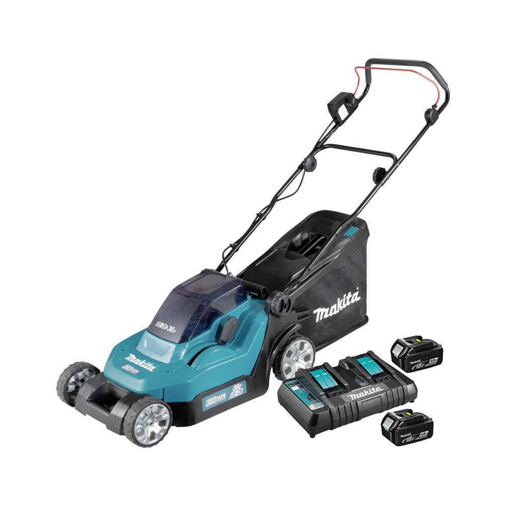 Tondeuse Makita DLM382PM2 36V 38 cm 2 x 4,0 Ah