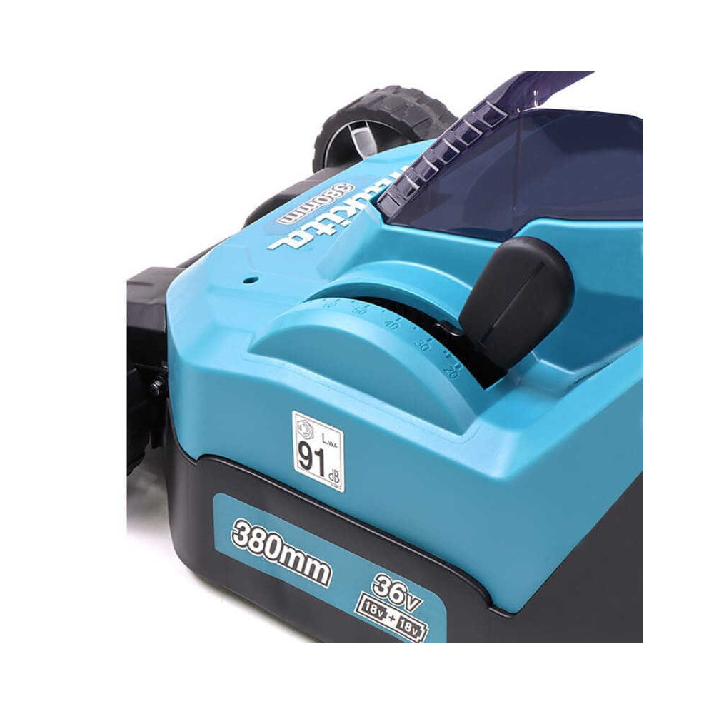 Tondeuse Makita DLM382PM2 36V 38 cm 2 x 4,0 Ah
