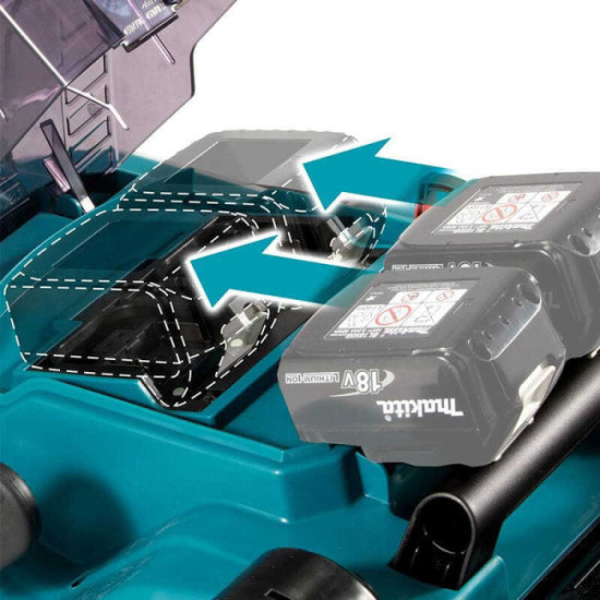 Tondeuse Makita DLM382CM2 36V 38 cm 2 batteries 4 Ah