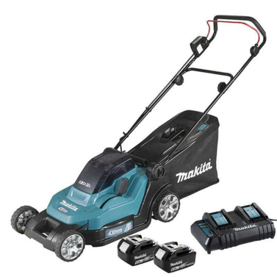 Tondeuse Makita DLM432CT2 36V 43 cm 2 batteries 5,0 Ah