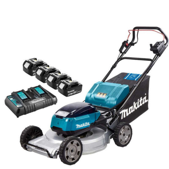 Tondeuse autotractée Makita DLM533PT4 36V 53 cm 4 x 5,0 Ah HT