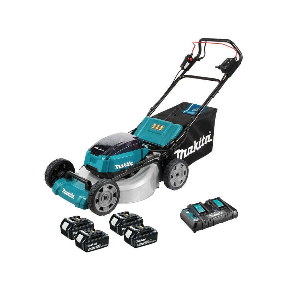 Tondeuse autotractée Makita DLM532PG4 53 cm 4x6,0 Ah