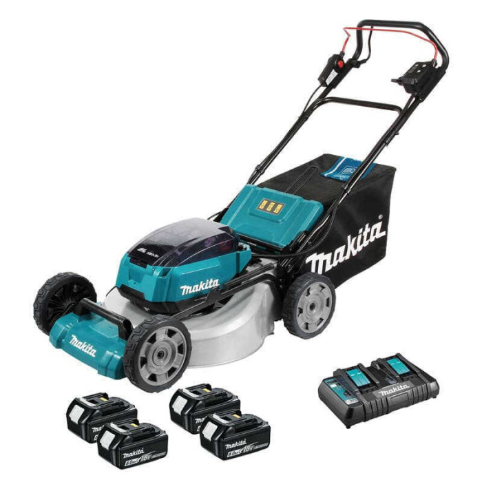 Tondeuse autotractée Makita DLM532PG4 53 cm 4x6,0 Ah