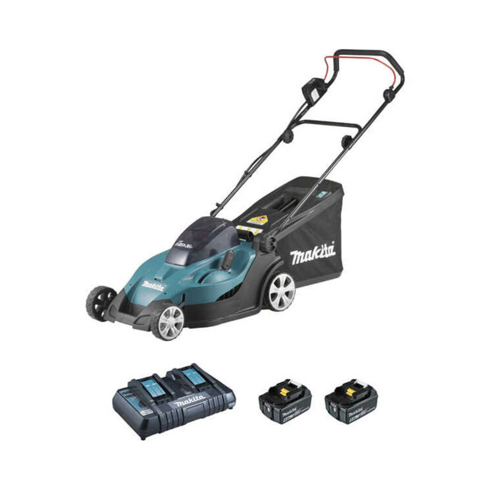 Tondeuse sans fil Makita DLM431PT2 43 cm 2 x 5,0 Ah